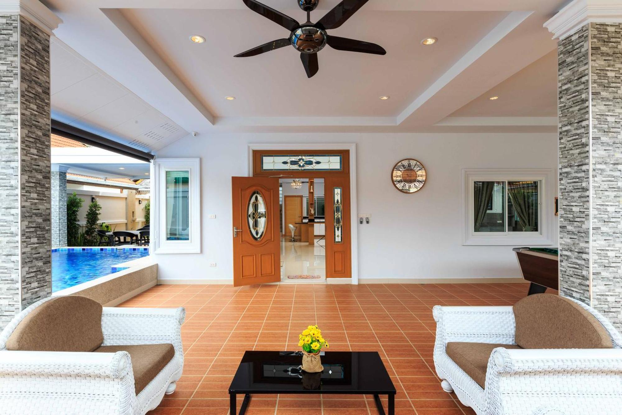 Pattaya Private Villa - Pool,Sauna,Snooker,Bbq Exterior foto